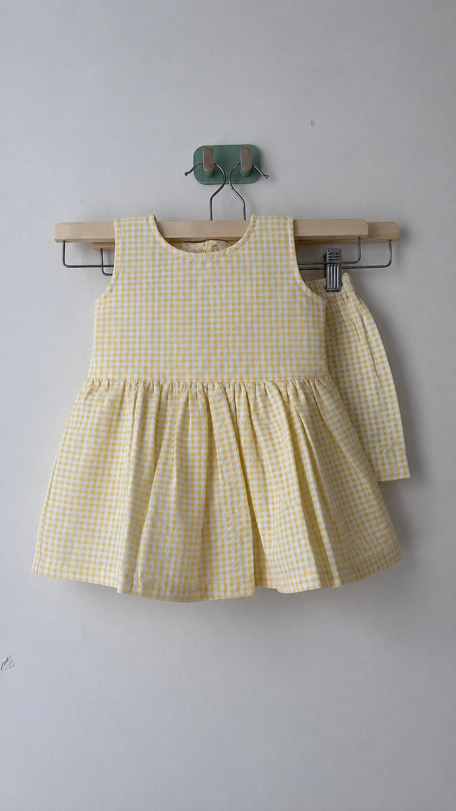 Butter Yellow Cotton Co-ord Set for Girls | Juneli