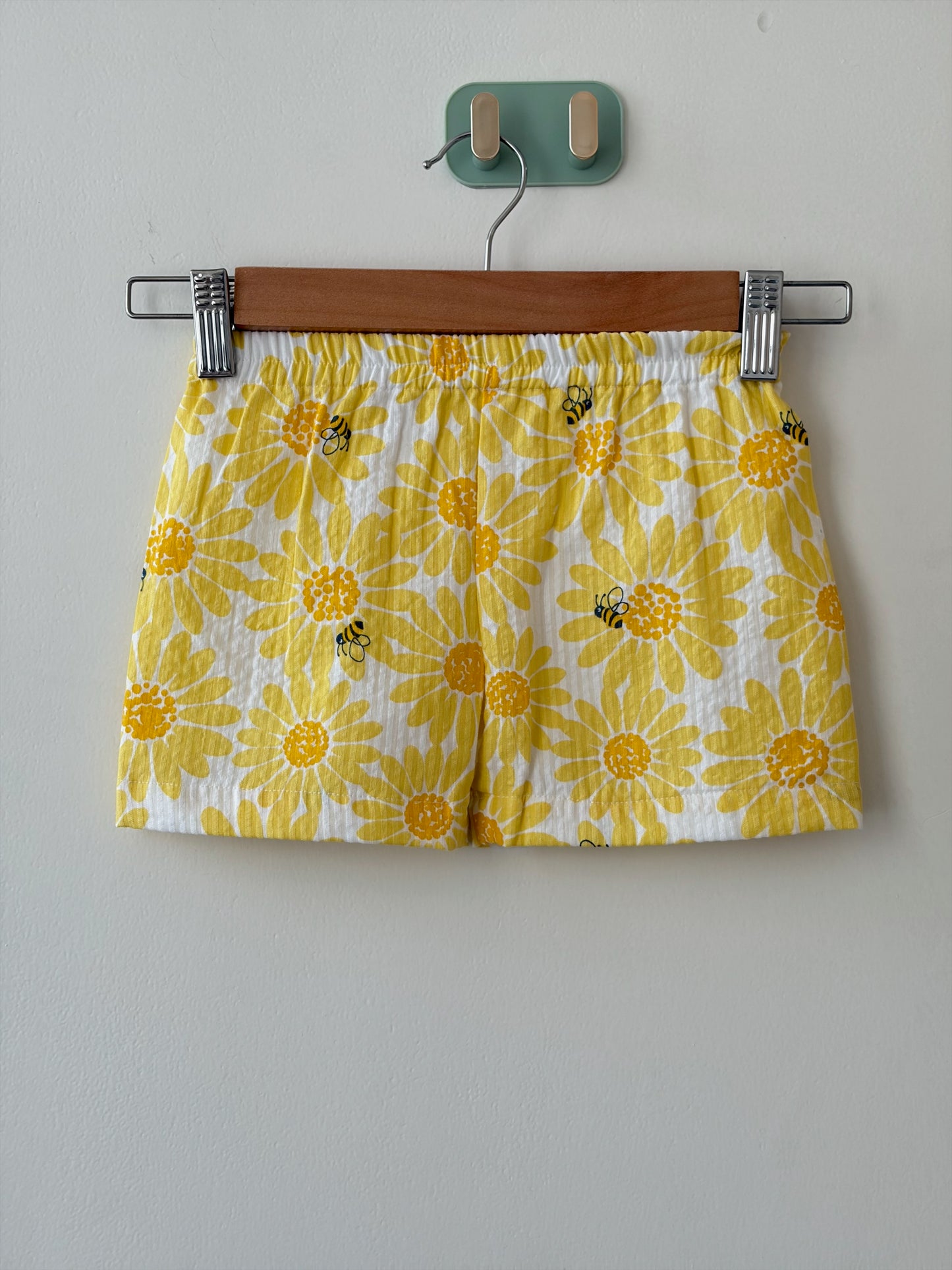 Sunny Bee Yellow Sunflower Cotton Co-ord Set for Girls | Juneli