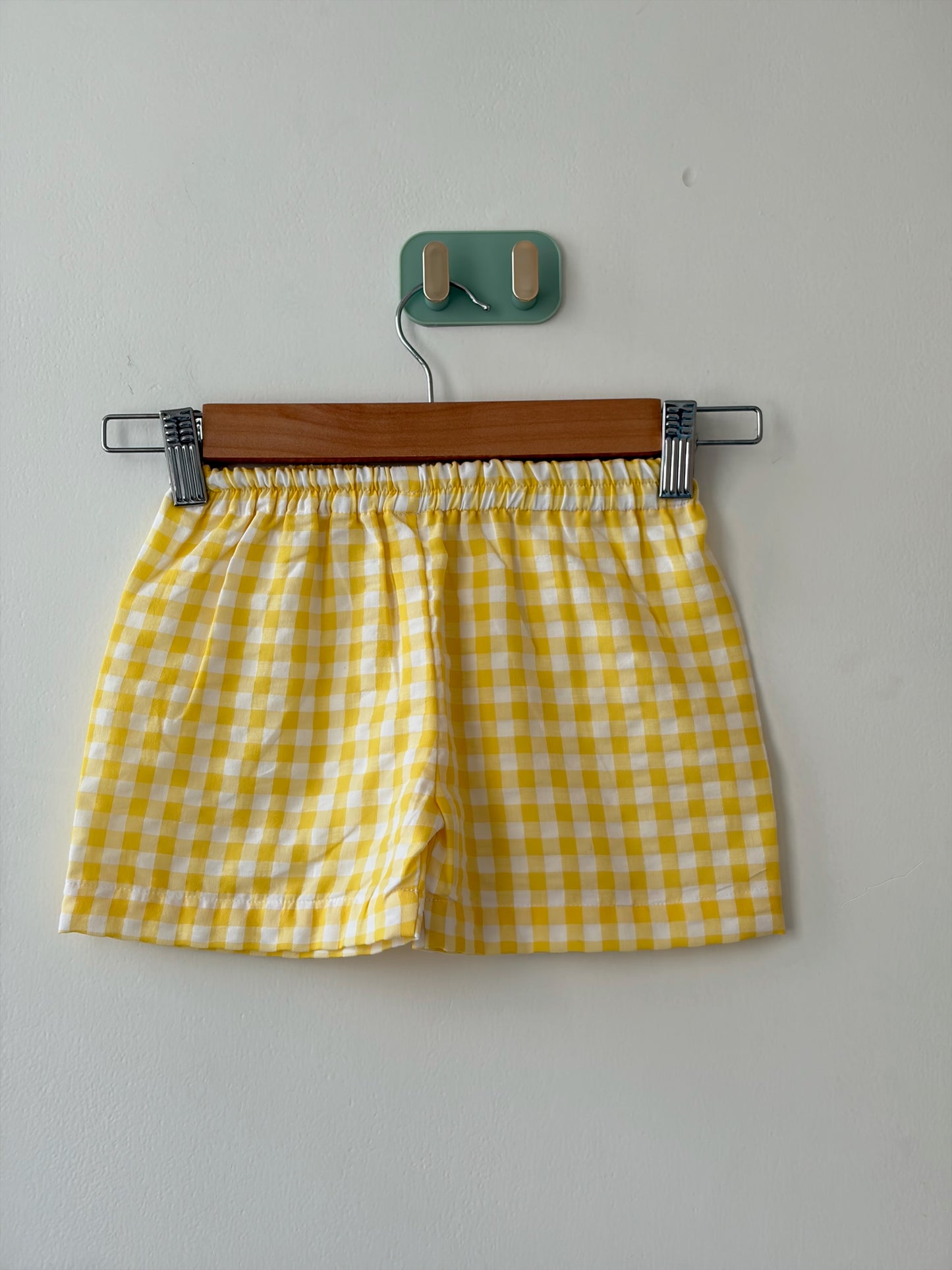Honey Gingham Cotton Co-ord Set for Girls