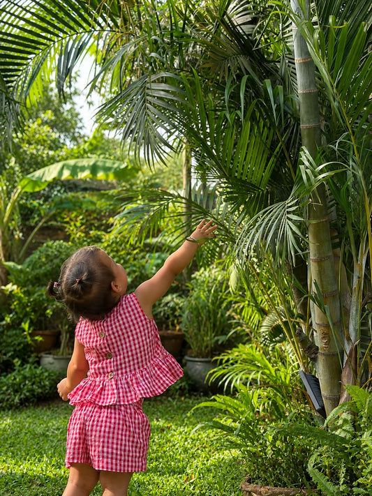 Cherry Picnic Co-ord Set for Girls | Juneli